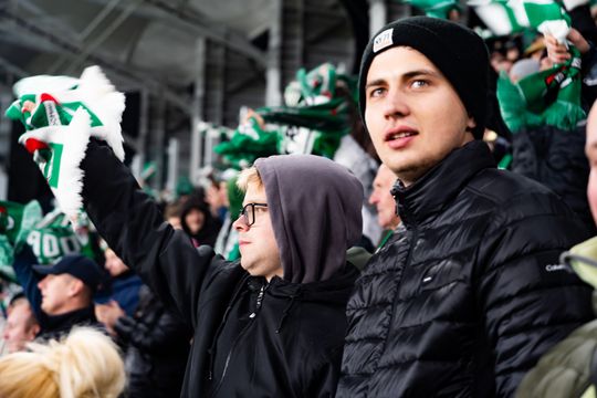 Kibice na meczu Radomiak Radom - Cracovia (zdjęcia)