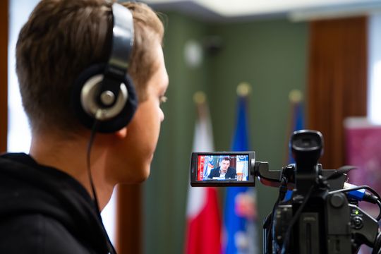 Konferencja prasowa zapowiadającą Światowy Tydzień Przedsiębiorczości 2025 (zdjęcia)