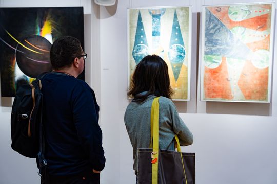 Wernisaż wystawy "Skrzyżowania i połączenia" w Łaźni (zdjęcia)