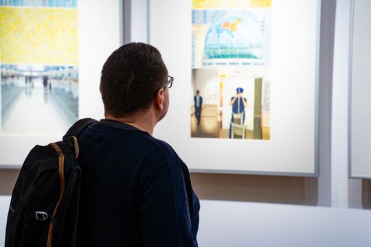 Wernisaż wystawy "Skrzyżowania i połączenia" w Łaźni (zdjęcia)