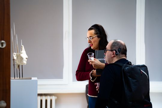 Wernisaż wystawy "Skrzyżowania i połączenia" w Łaźni (zdjęcia)