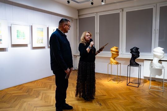 Wernisaż wystawy "Skrzyżowania i połączenia" w Łaźni (zdjęcia)