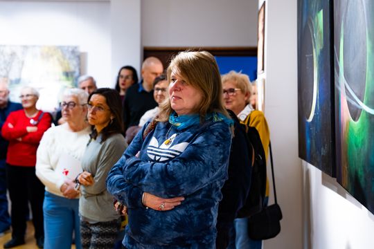 Wernisaż wystawy "Skrzyżowania i połączenia" w Łaźni (zdjęcia)