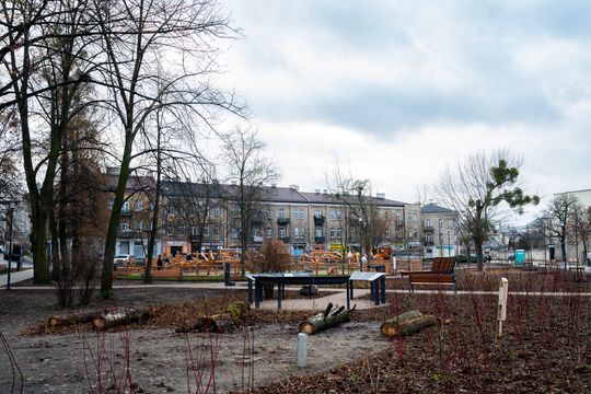 Skwer przy Placu Jagiellońskim już otwarty (zdjęcia)