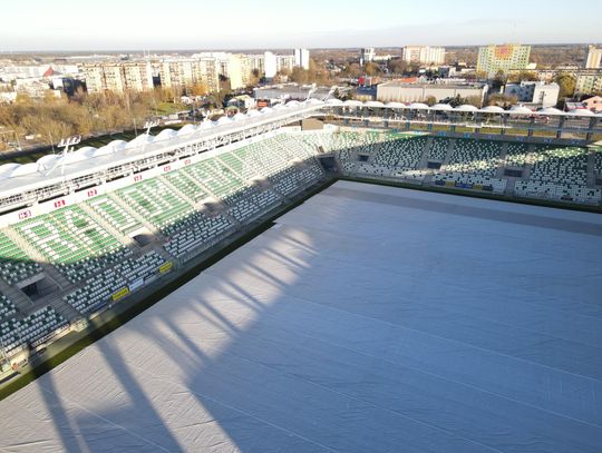 Stadion przy Struga 63 gotowy - galeria z lotu ptaka (zdjęcia)