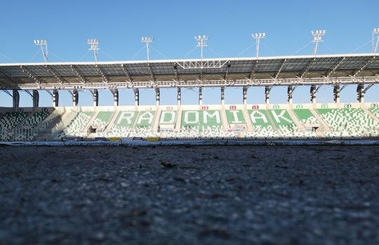 Stadion przy Struga 63 gotowy - zdjęcia z lotu ptaka