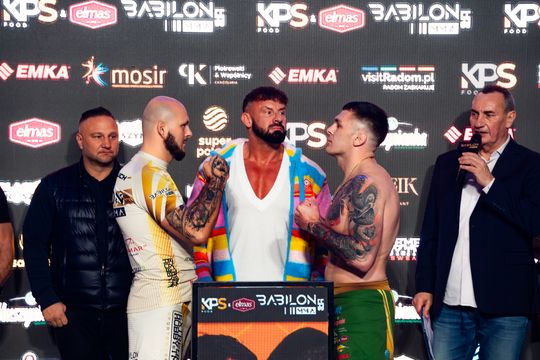 Ceremonia ważenia przed KPS Food & Elmas Babilon MMA 55 (zdjęcia)