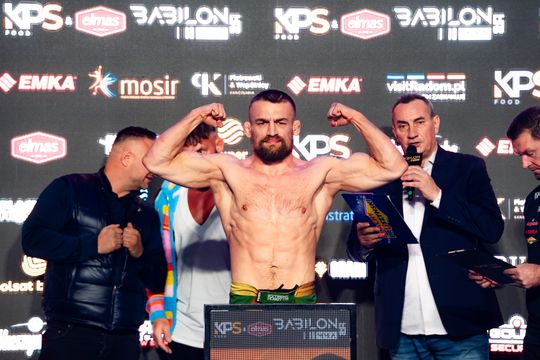 Ceremonia ważenia przed KPS Food & Elmas Babilon MMA 55 (zdjęcia)