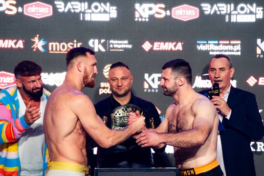 Ceremonia ważenia przed KPS Food & Elmas Babilon MMA 55 (zdjęcia)