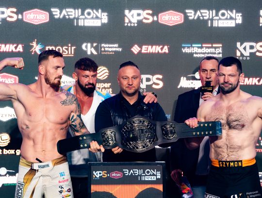 Ceremonia ważenia przed KPS Food & Elmas Babilon MMA 55 (zdjęcia)