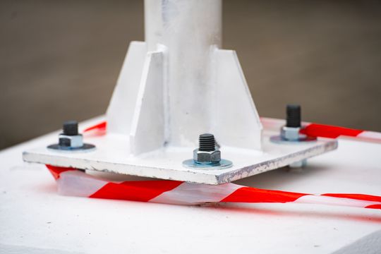 Instalacja tunelu świetlnego na ul. Żeromskiego (zdjęcia)