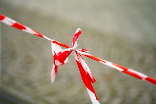 Instalacja tunelu świetlnego na ul. Żeromskiego (zdjęcia)