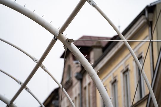 Instalacja tunelu świetlnego na ul. Żeromskiego (zdjęcia)