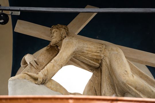  Konferencja prasowa dot. prac konserwatorskich prowadzonych przy budynku Klasztoru Bernardynów (zdjęcia)