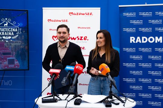 Konferencja prasowa zapowiadająca wydarzenie „Świąteczna Kraina – Kiermasz Radomskich NGO” (zdjęcia)