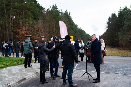 Uroczyste otwarcie drogi gminnej pod Skaryszewem (zdjęcia)