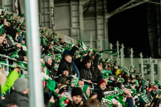 Kibice podczas meczu Radomiak Radom - Górnik Zabrze (zdjęcia)