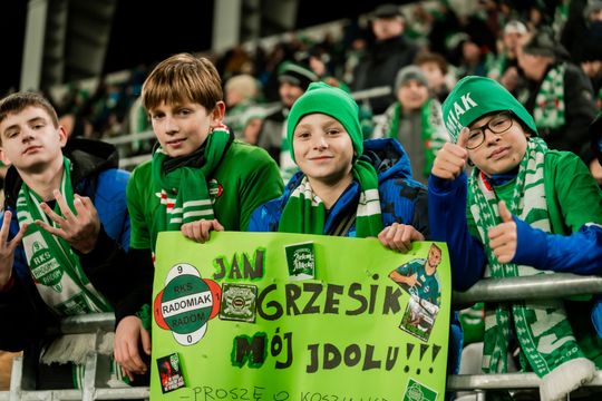Kibice podczas meczu Radomiak Radom - Górnik Zabrze (zdjęcia)