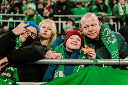 Kibice podczas meczu Radomiak Radom - Górnik Zabrze (zdjęcia)