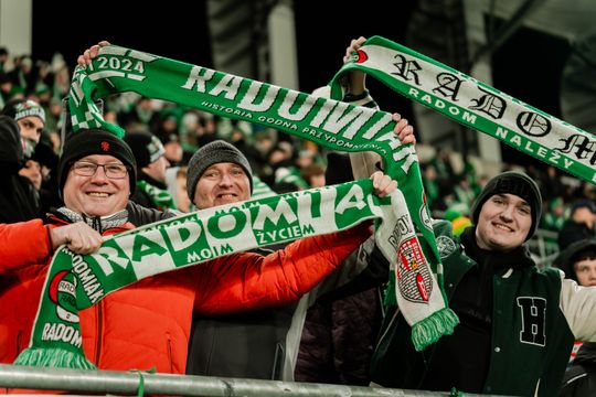 Kibice podczas meczu Radomiak Radom - Górnik Zabrze (zdjęcia)