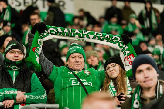 Kibice podczas meczu Radomiak Radom - Górnik Zabrze (zdjęcia)