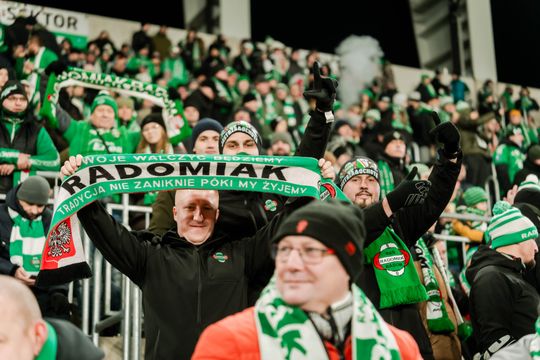 Kibice podczas meczu Radomiak Radom - Górnik Zabrze (zdjęcia)