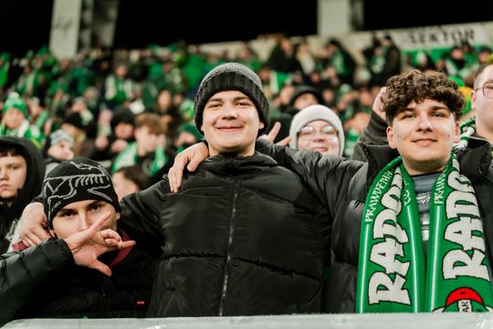 Kibice podczas meczu Radomiak Radom - Górnik Zabrze (zdjęcia)