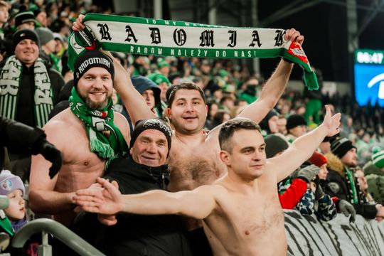 Kibice podczas meczu Radomiak Radom - Górnik Zabrze (zdjęcia)