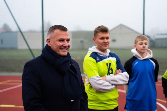 Nowe boisko w Białobrzegach w gminie Chotcza (zdjęcia)