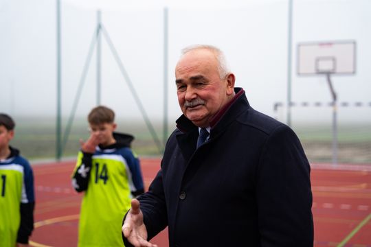 Nowe boisko w Białobrzegach w gminie Chotcza (zdjęcia)