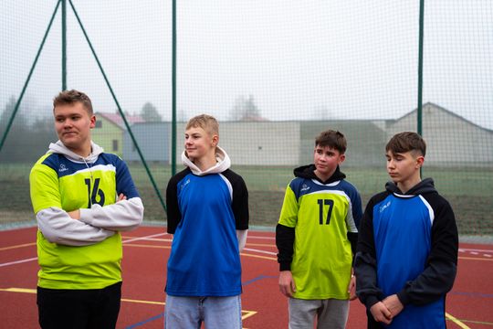 Nowe boisko w Białobrzegach w gminie Chotcza (zdjęcia)