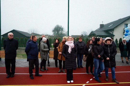 Nowe boisko w Białobrzegach w gminie Chotcza (zdjęcia)