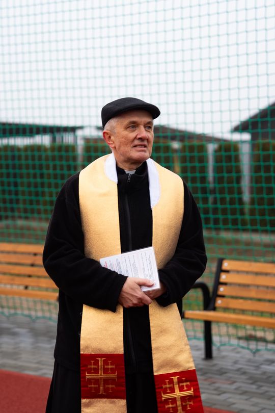 Nowe boisko w Białobrzegach w gminie Chotcza (zdjęcia)