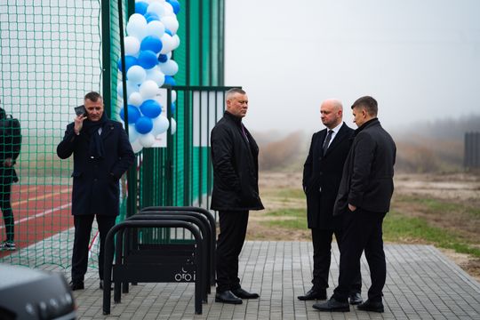 Nowe boisko w Białobrzegach w gminie Chotcza (zdjęcia)