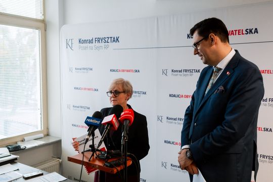 Pieniądze dla Radomia i Ziemi Radomskiej - konferencja KO (zdjęcia)