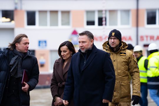 Konferencja prasowa z udziałem ministra Marcina Kierwińskiego (zdjęcia)