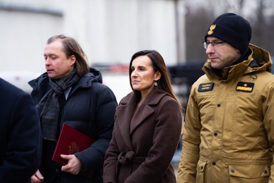 Konferencja prasowa z udziałem ministra Marcina Kierwińskiego (zdjęcia)