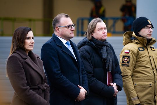 Konferencja prasowa z udziałem ministra Marcina Kierwińskiego (zdjęcia)