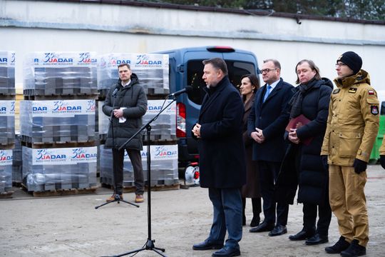 Konferencja prasowa z udziałem ministra Marcina Kierwińskiego (zdjęcia)