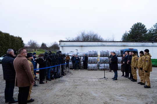 Konferencja prasowa z udziałem ministra Marcina Kierwińskiego (zdjęcia)