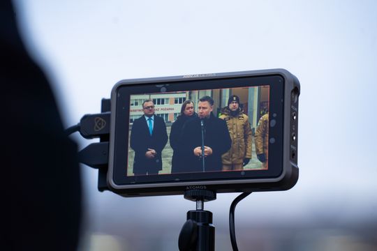 Konferencja prasowa z udziałem ministra Marcina Kierwińskiego (zdjęcia)