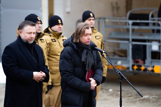 Konferencja prasowa z udziałem ministra Marcina Kierwińskiego (zdjęcia)