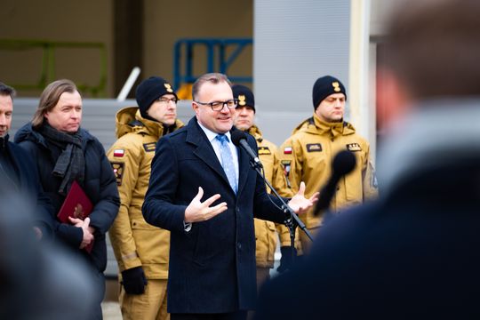 Konferencja prasowa z udziałem ministra Marcina Kierwińskiego (zdjęcia)