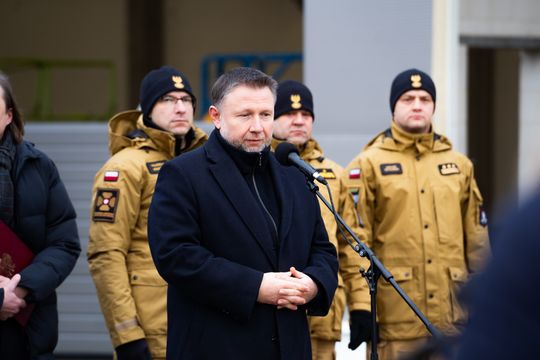 Konferencja prasowa z udziałem ministra Marcina Kierwińskiego (zdjęcia)