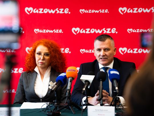 Konferencja prasowa dot. aktualnej sytuacji w Szkole Leśnej w Garbatce-Letnisko (zdjęcia)