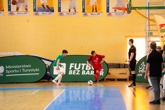 Ekstraklasa Futsalu Bez Barier. Radomiak Futbol Plus - Dogadanka Kielce (zdjęcia)