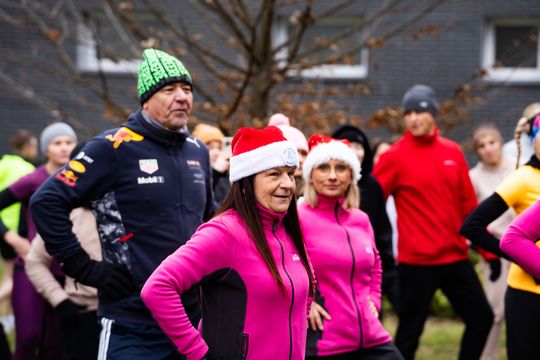 Bieg morsa oraz morsowanie nad zalewem Borki (zdjęcia)