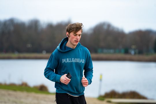 Bieg morsa oraz morsowanie nad zalewem Borki (zdjęcia)