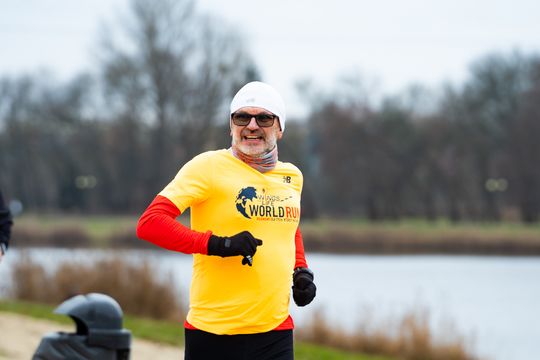 Bieg morsa oraz morsowanie nad zalewem Borki (zdjęcia)