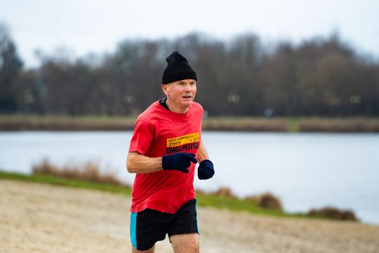 Bieg morsa oraz morsowanie nad zalewem Borki (zdjęcia)